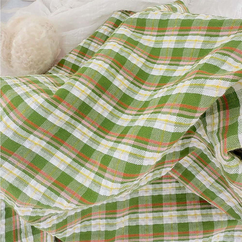 원단마트 | 폴리면 네온 형광 리플 시어서커