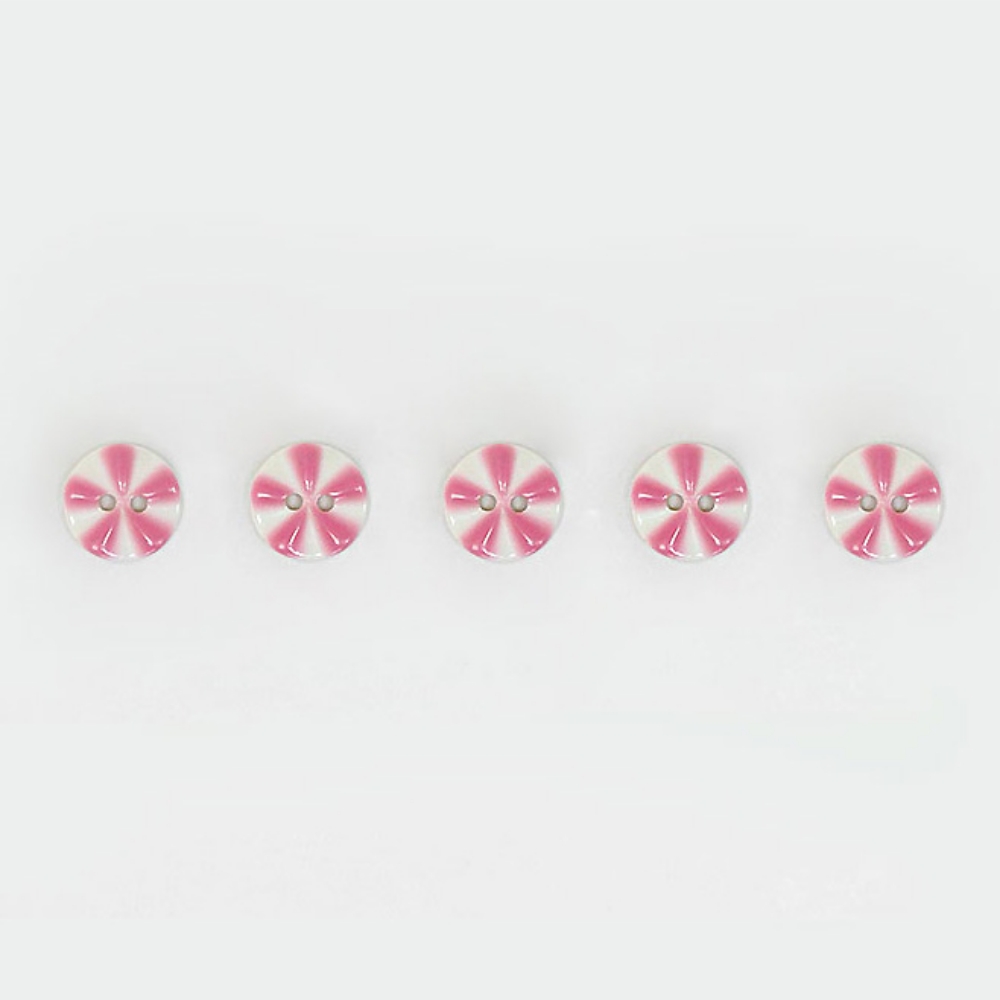 원단마트 60-768 라이크 캔디 컬러 단추 12.5mm 핑크