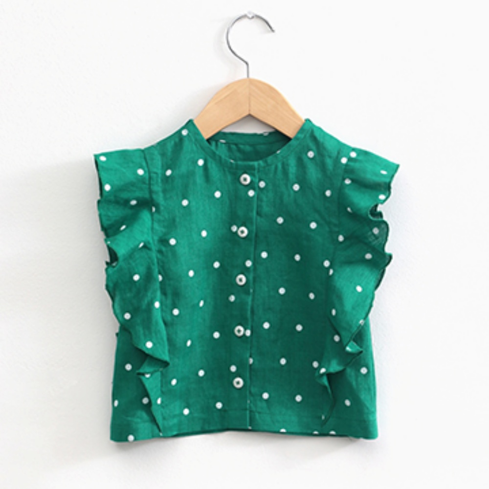 원단마트 패턴 P1256-blouse 아동 블라우스 pattern