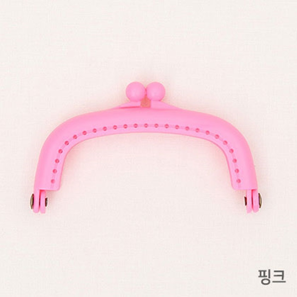 원단마트 Frame 48-045 패턴 증정 캔디팝 컬러 플라스틱 프레임 9cm 핑크